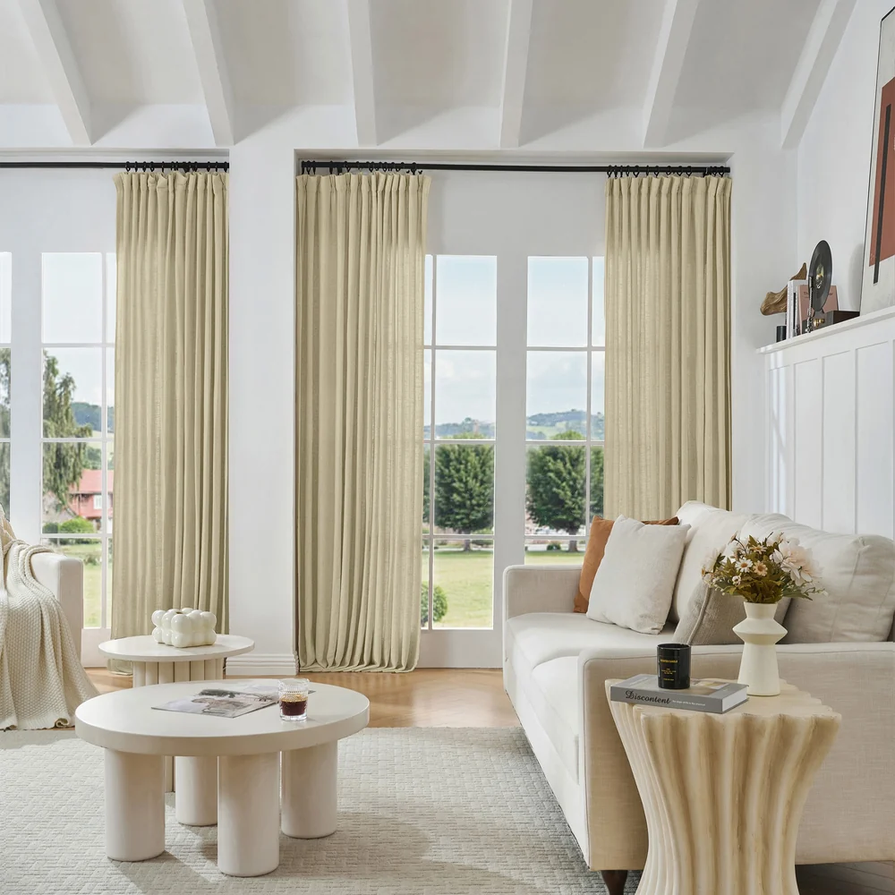 Tonella Linen Curtains, 1 Set
